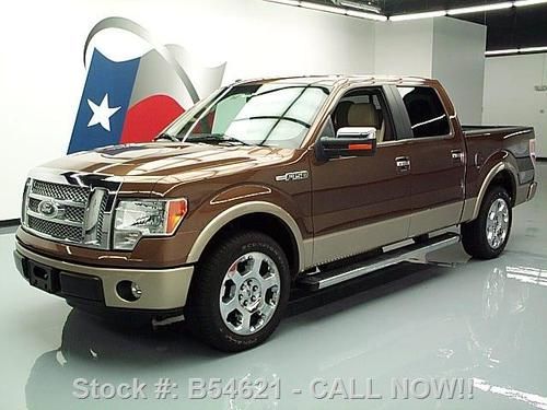 2011 ford f-150 lariat crew sunroof rear cam 20's 6k mi texas direct auto