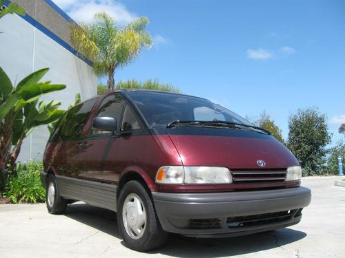 Toyota previa  le awd 1994 190k 1owner! no reserve! 4-wheel drive!