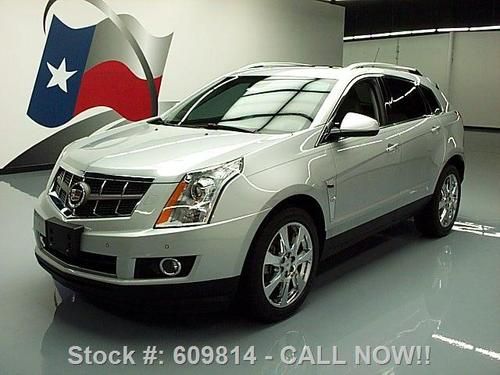 2010 cadillac srx premium pano sunroof nav dvd 20's 39k texas direct auto