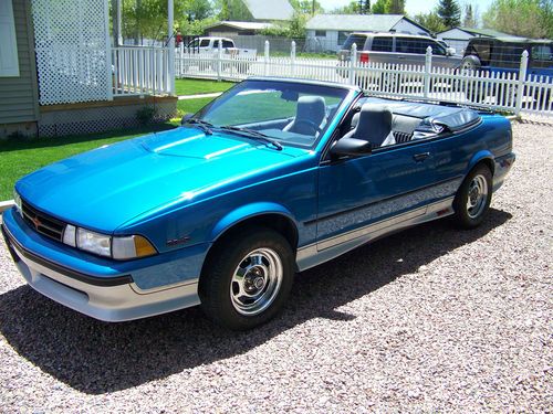 1989 chevrolet cavalier z24 convertible 2-door 2.8l