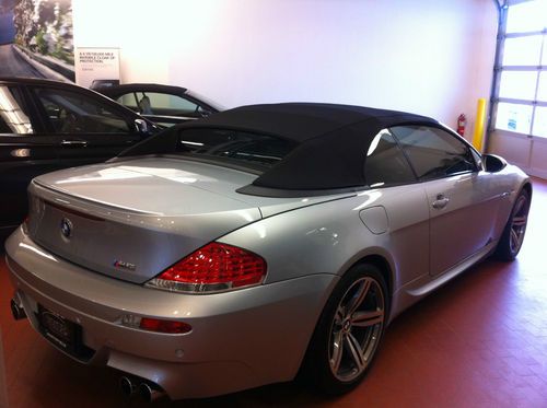 2007 bmw m6 convertible 500-horsepower, 5.0l v10 engine