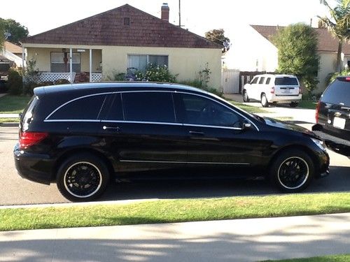 Mercedes benz r350 black on black