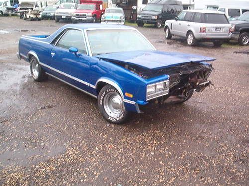 1985 chevy gmc el camino no rust 350  aluminum heads  accident damage ez fix  pa