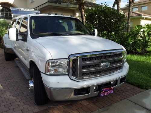 2007 ford f-350 super duty duaile king ranch crew cab pickup 4-door 6.0l