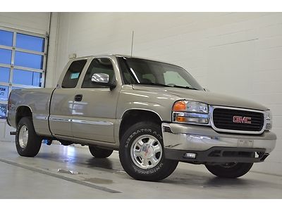 02 gmc sierra1500 ext cab sle 160k cloth cruise am/fm alloy great work truck