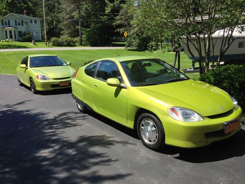 2000 citrus honda insight hybrid prius 5 spd a/c no reserve