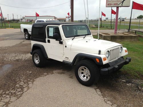 2005 jeep wrangler sport sport utility 2-door 4.0l