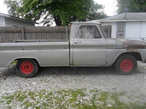 1966 chevy c10 chevy pick up truck rare barn find - rat rod
