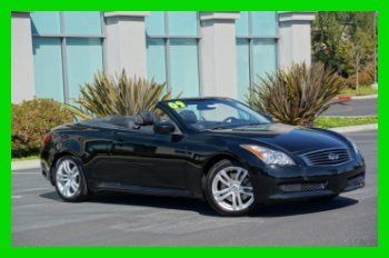 2009 infiniti g37 convertible navi rear camera bose openair sound warranty