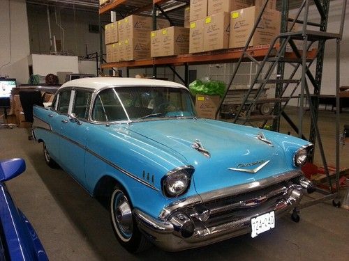 57 bel air 4 dr hard top