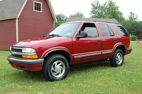 No reserve very clean 1998 chevrolet blazer ls 4 door, 4.3 v6, 15" alloys, 4wd