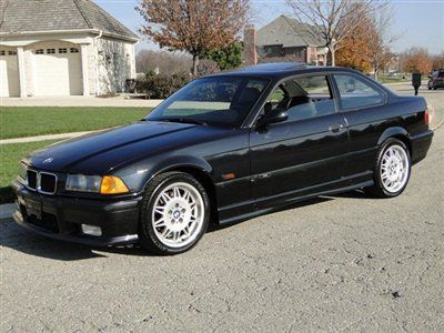 1995 bmw m3 coupe blk/blk lthr 5spd 2-owner 100% stock vader obd1 low miles wow