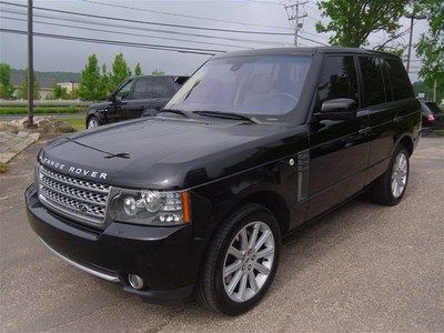2010 range rover supercharged one owner leather sunroof cooled seats bluetooth