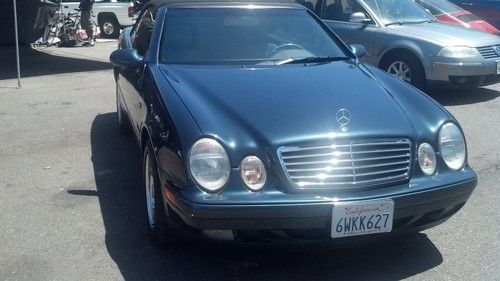 1999 mercedes  clk 320 convertible, 96,600 miles