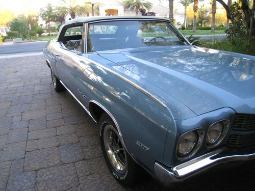 1970 CHEVROLET CHEVY CHEVELLE CONVERTIBLE One Owner, US $34,990.00, image 19