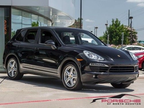 2011 porsche cayenne s cpo jet black metallic nav bose 19 wheels ptv lca cam