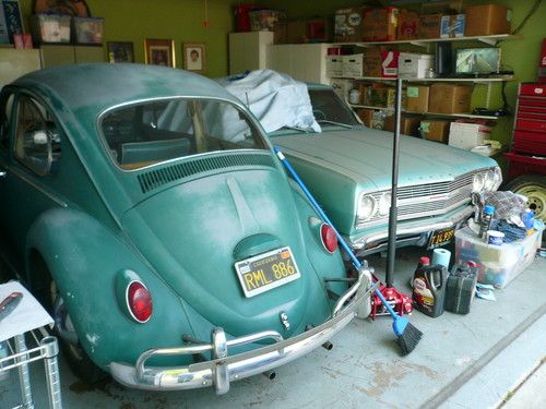 1965 volkswagen beetle/bug all original 6volt unmolested german classic