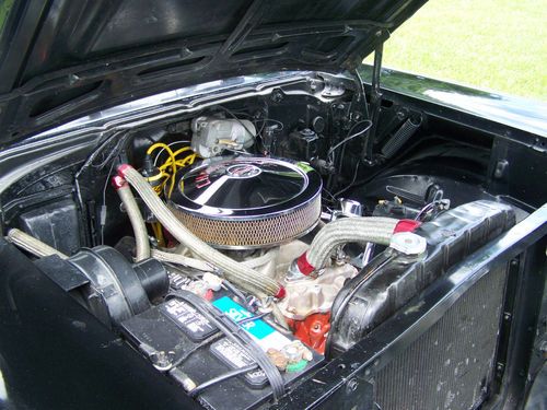 1957 black 2-door Bel Air hard top;, image 5