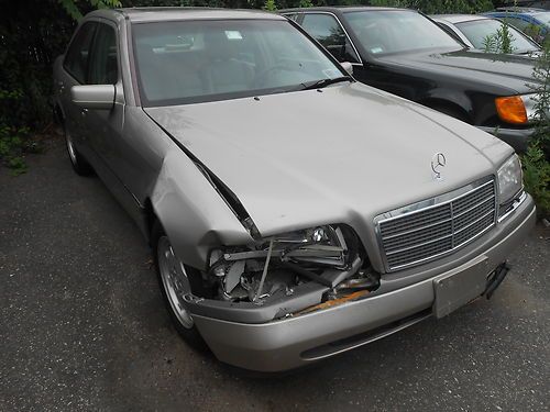 1997 mercedes c320 4dsd rebuildable low mileage needs work wrecked
