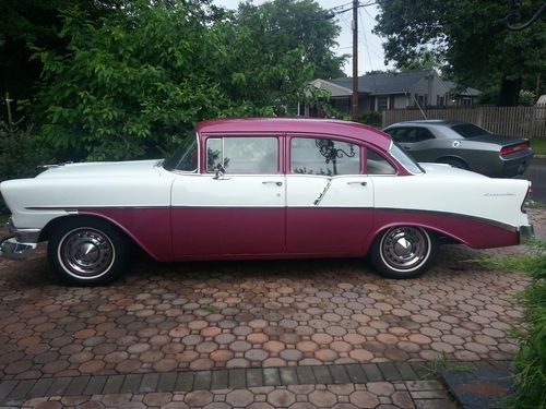 1956 56 chevy 210 hot rat rod 265 bel air