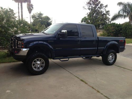 2001 ford f250 crew cab lariat 4x4 7.3 powerstroke diesel low miles