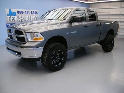 We finance!!!  2010 dodge ram 1500 4x4 hemi lifted tow 18 rim cd texas auto