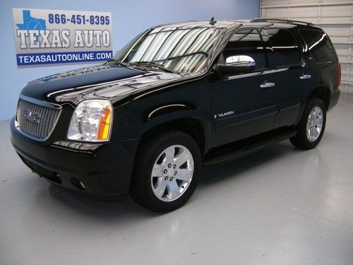 We finance!!!  2008 gmc yukon slt 4sa leather flex fuel 6 cd 20 rims texas auto