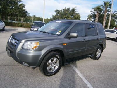 2007 honda pilot exl 3.5l v6 v-tec fwd leather moonroof fla suv clean carfax