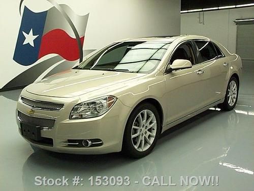 2010 chev malibu ltz sunroof htd leather alloys 45k mi texas direct auto