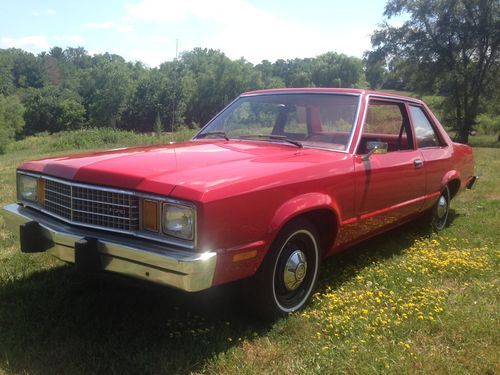 1980 Ford Fairmont grandma car LSX project Coyote project RARE red/red 4 spd, image 2