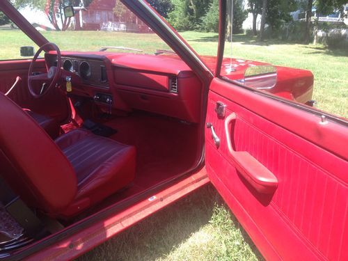 1980 Ford Fairmont grandma car LSX project Coyote project RARE red/red 4 spd, image 6