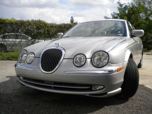 2001 jaguar s 4.0  v8 - silver metallic -  74k miles!! clean title!! gorgeous!!