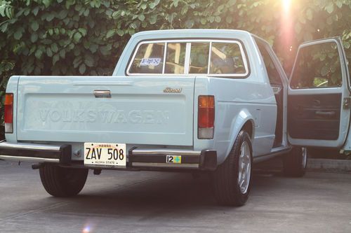 1981 vw volkswagen rabbit caddy diesel pickup truck 1.9 l diesel