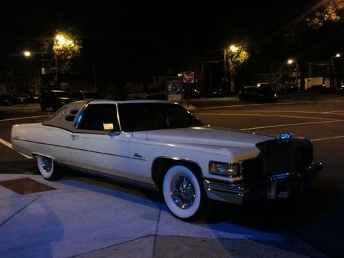 1976 cadillac deville cabriolet coupe 2-door 8.2l el classico