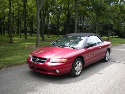 1997 chrysler sebring jx convertible 2-door 2.5l