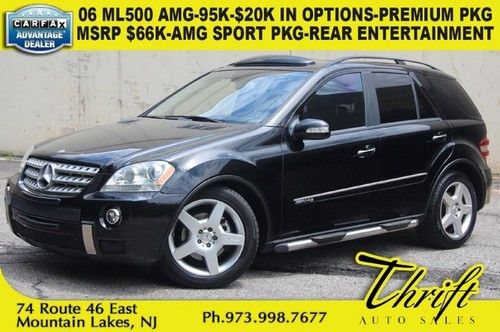 06 ml500 amg-95k-$20k in options-amg sport pkg-rear entertainment-premium pkg