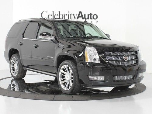 2013 cadillac escalade awd premium blk/blk rear ent