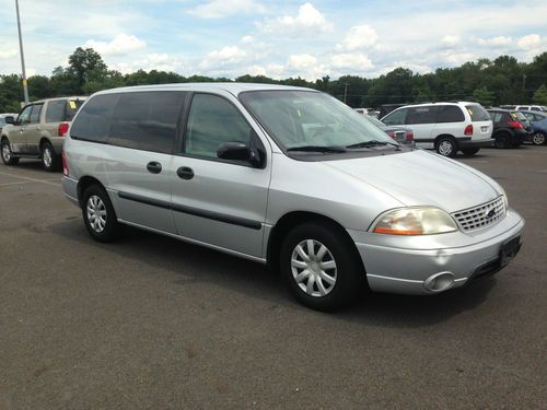 2003 silver ford windstar minivan seats 7 ice cold a/c runs &amp; drives great lqqk