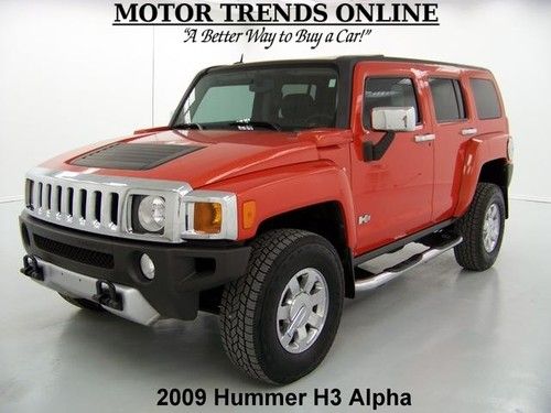 4x4 alpha 5.3 v8 backup camera sunroof leather htd seats 2009 hummer h3 49k