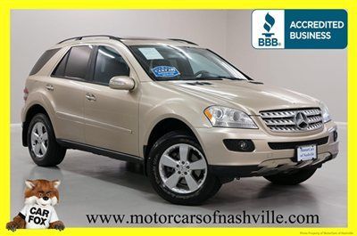 7-days *no reserve* '06 ml500 4matic nav tv/dvd logic7 sound carfax warranty