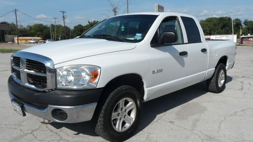 2008 dodge ram 1500 4x4 quad cab short bed auto 4.7 l v8 no reserve