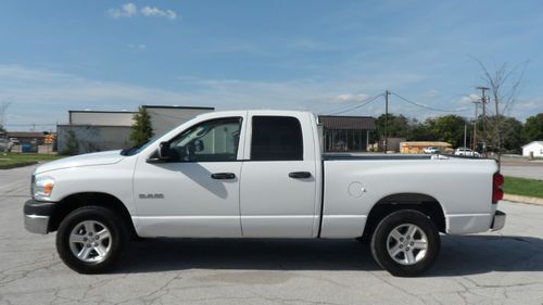 2008 DODGE RAM 1500 4X4 QUAD CAB SHORT BED AUTO 4.7 L V8 NO RESERVE, image 2
