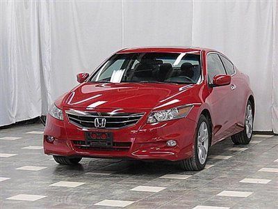 2012 honda accord ex-l v6 coupe 10k wrnty leather sunroof alloy loaded