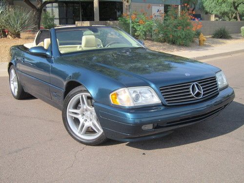 2000 mercedes-benz sl500, 2 top roadster, bose, amg wheels, 2 owner texas car!