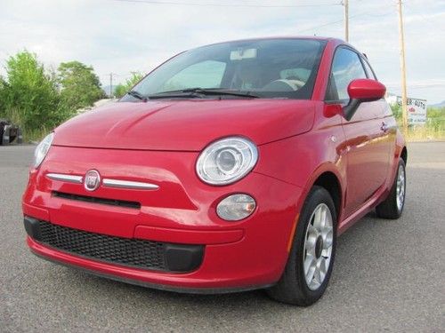 2012 fiat 500 pop hatchback 2-door 1.4l salvage economical priced to sell