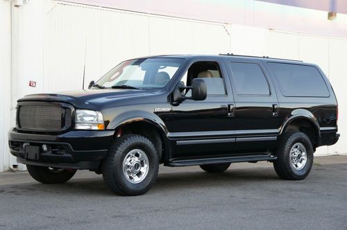 Excursion limited leather 7.3l powerstroke diesel 4x4 ~ very clean 2002