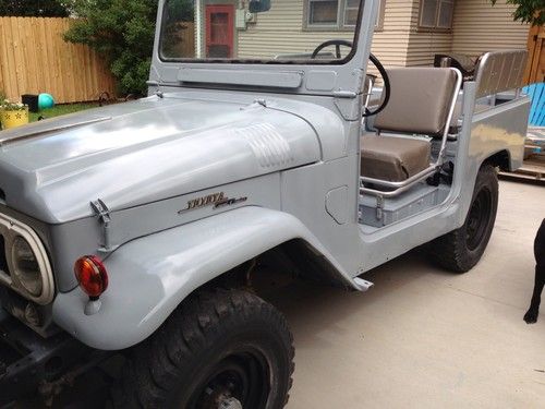 1962 fj40, toyota land cruiser, 4x4, hard top, inline 6, built 1962, titled 1964