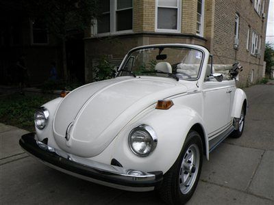 1978  beetle convt. 2 documented owners!! only 17200 miles! fact ac! like new!!