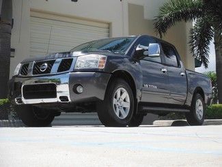 2005 nissan titan le 4wd 4x4 1 owner clean carfax loaded leather financing aval