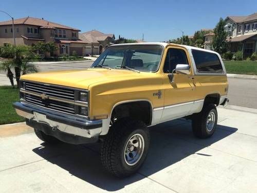 1983 chevrolet k5 blazer silverado sport utility 2-door 5.7l